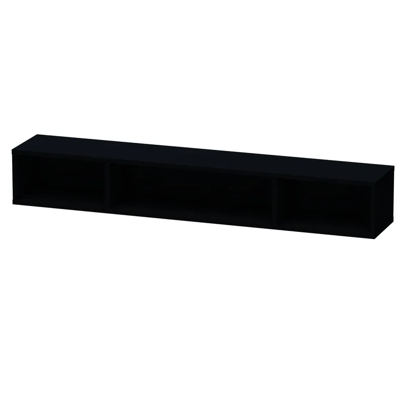 Duravit Regalelement L-Cube 140x800x120mm hori., 3 Fächer, graphit supermatt