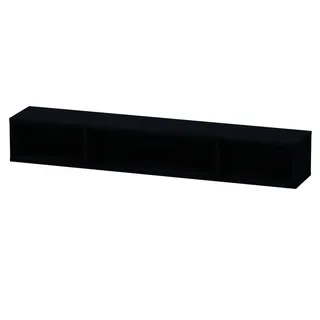 DU Regalelement L-Cube 140x800x120mm hori., 3 Fächer, graphit supermatt