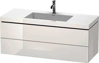 DU WTU L-Cube m. Vero Air 500x1200x480mm 1 HL, 2 SchKa, Weiß Hochglanz