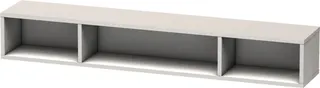 DU Regalelement L-Cube 140x800x120mm hori., 3 Fächer, weiß hochglanz lack