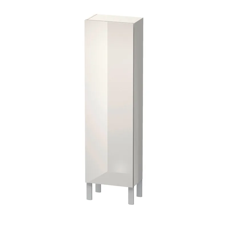 Duravit Halbhochschrank L-Cube 243x400x1320mm 1 Tür, TA re., weiß hochglanz