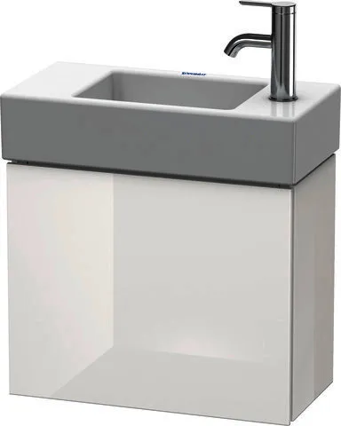 Duravit WTU L-Cube 400x480x240mm,wandhängend 1 Tür, TA rechts, Weiß Hochgl.