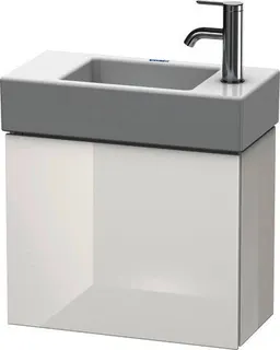 DU WTU L-Cube 400x480x240mm,wandhängend 1 Tür, TA re, Weiß Hochgl.
