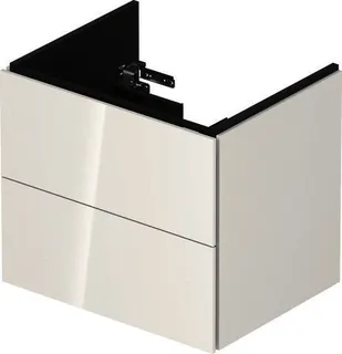 Duravit WTU wandh. L-Cube 481x620x550mm 2 SchKa, f.233663, weiß hgl (dekor) – Bild 4