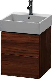 DU WTU L-Cube 544x484x459mm 2 Schubkästen, Nussbaum Natur