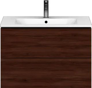 Duravit WTU wandhängend L-Cube 481x820x550mm 2 SchKa, f.233683, nussbaum natur – Bild 2