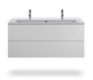 DU WTU wandh. L-Cube 481x1220x550mm 2 SchKa, f.233612, weiß matt