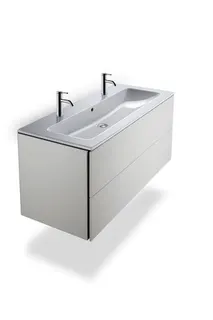 Duravit WTU wandh. L-Cube 481x1220x550mm 2 SchKa, f.233612, weiß matt – Bild 3