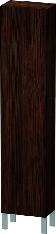 Duravit Hochschrank L-Cube 243x400x1760mm 1 Tür, TA li., Nussbaum Dunkel