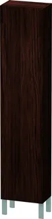 Duravit Hochschrank L-Cube 243x400x1760mm 1 Tür, TA li., Nussbaum Dunkel