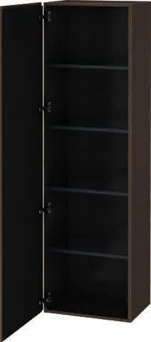Duravit Hochschrank L-Cube 363x500x1760mm 1 Tür, TA li., basalt matt