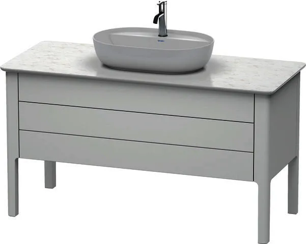 Duravit WTU bodenstehend Luv 743x1388x570mm 1 SchKa,1 Auszug,Weiß Seidenmatt