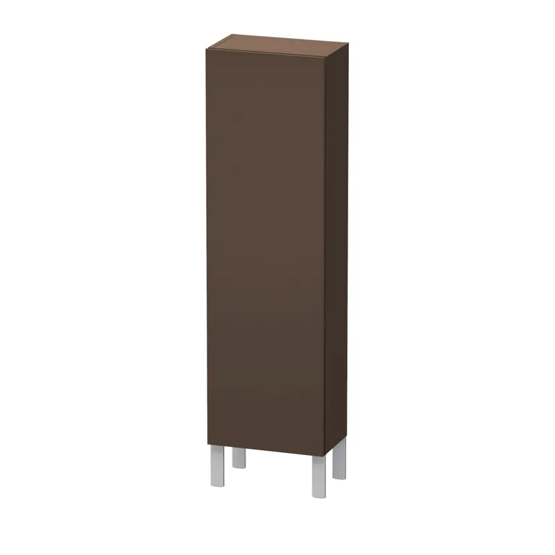 Duravit Halbhochschrank L-Cube 243x400x1320mm 1 Tür, TA re., basalt matt