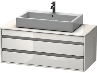 Duravit WTU wandhängend Ketho 550x1200x496mm 2 SchKa, für ASB mi., basalt matt – Bild 2