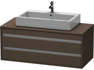 Duravit WTU wandhängend Ketho 550x1200x496mm 2 SchKa, für ASB mi., basalt matt – Bild 3