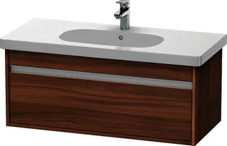 DU WTU wandhängend Ketho 455x1000x410mm 1 Auszug, für 034210, nussbaum natur