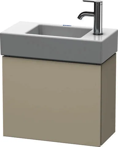 Duravit WTU L-Cube 400x480x240mm,wandhängend 1 Tür, TA rechts, Taupe