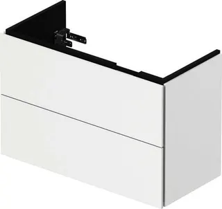Duravit WTU Compact L-Cube 550x820x391mm 2 Schubkästen, Weiß Matt – Bild 2