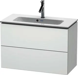 Duravit WTU Compact L-Cube 550x820x391mm 2 Schubkästen, Weiß Matt – Bild 5