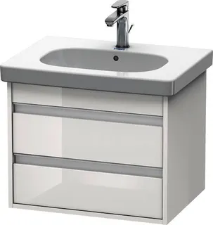 DU WTU wandhängend Ketho 455x600x480mm 2 SchKa, für 034265, weiß hochglanz