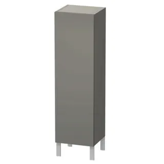 Duravit Halbhochschrank L-Cube 363x400x1320mm 1 Tür, TA re., Betongrau Matt