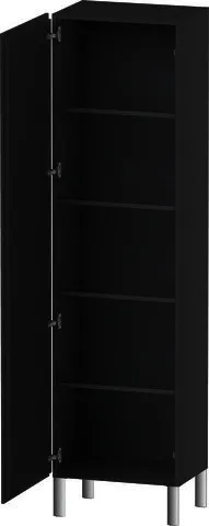 Duravit Hochschrank L-Cube 363x500x1760mm 1 Tür, TA li., graphit matt