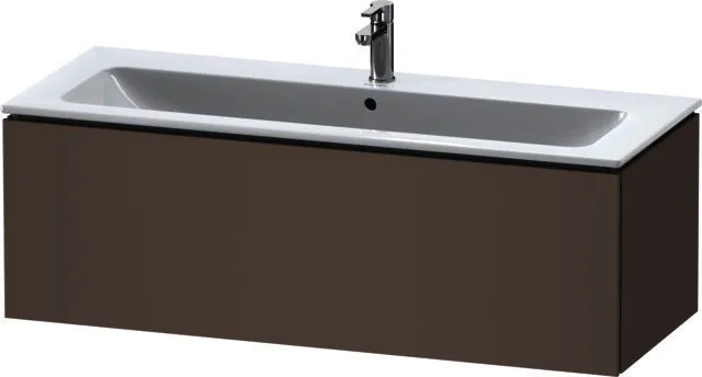 Duravit WTU wandh. L-Cube 481x1220x400mm 1 Auszug, f.233612, basalt matt