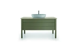 DU WTU bodenstehend Luv 743x1388x570mm 1 SchKa,1 Auszug,Taupe Seidenmatt