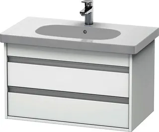 Duravit WTU wandhängend Ketho 455x800x480mm 2 SchKa, für 034285, weiß matt – Bild 2
