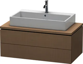 DU WTU für Konsole L-Cube 400x1020x547mm 2 Schubkästen, Leinen
