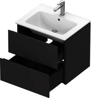 Duravit WTU wandh. L-Cube 481x620x550mm 2 SchKa, f.233663, graphit matt – Bild 3