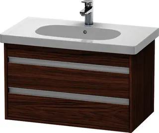 DU WTU wandhängend Ketho 455x800x480mm 2 SchKa, für 034285, Nussbaum Dunkel