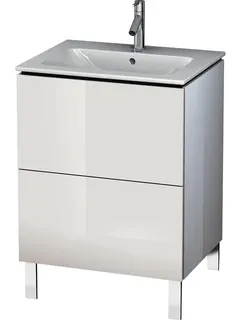 Duravit WTU stehend L-Cube 481x620x704mm 2 Auszüge, f.233663, taupe – Bild 2