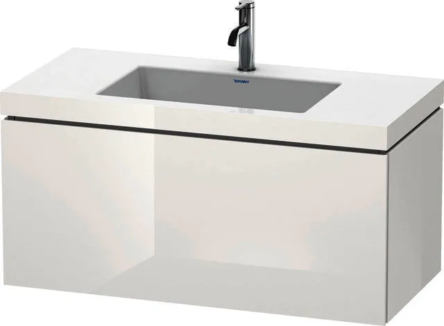 Duravit WTU L-Cube m. Vero Air 500x1000x480mm 1 HL, 1 Auszug, Weiß Hgl