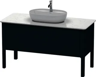DU WTU bodenstehend Luv 743x1388x570mm 1 SchKa,1 Auszug,Nachtblau Seidenmatt