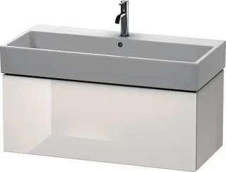 DU WTU L-Cube 394x984x459mm 1 Auszug, Weiß Hochglanz