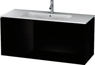 DU WTU wandh. L-Cube 481x1220x550mm 2 SchKa, f.233612, schwarz hochglanz