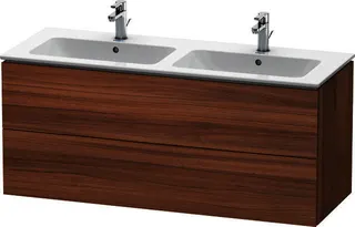 DU WTU wandh. L-Cube 481x1290x550mm 2 SchKa, f.233613, nussbaum natur