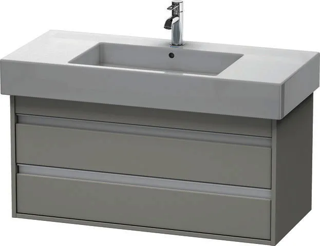 Duravit WTU wandhängend Ketho 455x1000x480mm 2 SchKa, für 032910, Betongrau Matt