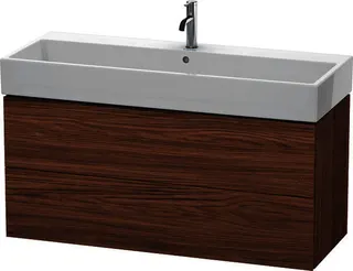 DU WTU L-Cube 544x1184x459mm 2 Schubkästen, Nussbaum Dunkel