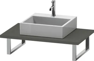 DU Konsole variabel L-Cube 1 Ausschn.,30xvarx550,Betongrau Matt