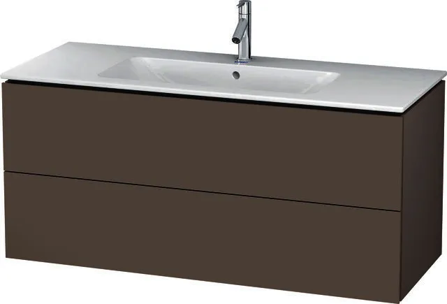 Duravit WTU wandh. L-Cube 481x1220x550mm 2 SchKa, f.233612, basalt matt
