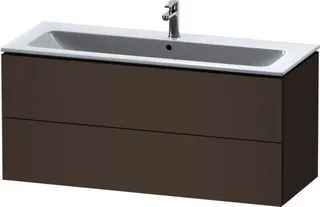 Duravit WTU wandh. L-Cube 481x1220x550mm 2 SchKa, f.233612, basalt matt – Bild 2
