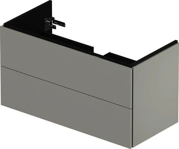 Duravit WTU wandhängend L-Cube 481x1020x550mm 2 SchKa, f.233610, Betongrau Matt