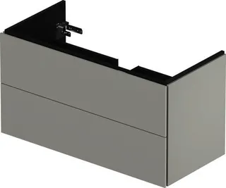 DU WTU wandhängend L-Cube 481x1020x550mm 2 SchKa, f.233610, Betongrau Matt