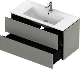 Duravit WTU wandhängend L-Cube 481x1020x550mm 2 SchKa, f.233610, Betongrau Matt – Bild 3