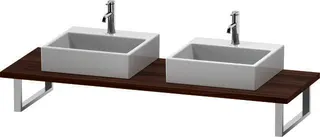 DU Konsole variabel L-Cube 2 Ausschn.,30xvarx550,Nussbaum Natur