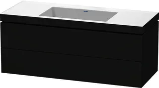 DU WTU L-Cube m. Vero Air 500x1200x480mm o.HL, 2 SchKa, Graphit Matt