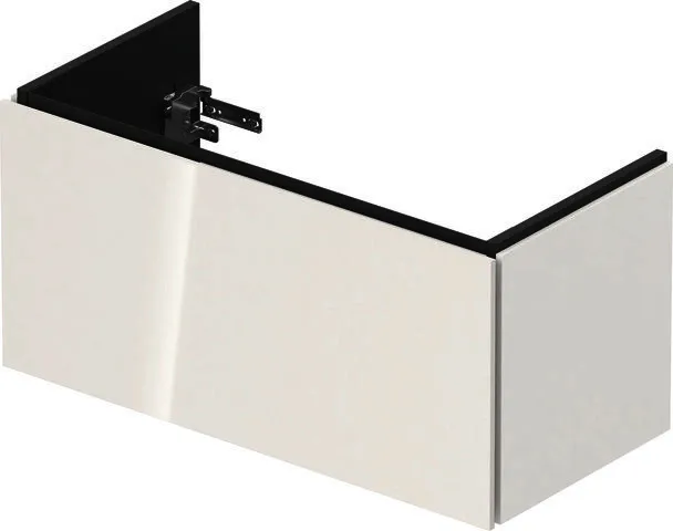 Duravit WTU Compact L-Cube 400x820x391mm 1 Auszug, Weiß Hochglanz