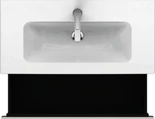Duravit WTU Compact L-Cube 400x820x391mm 1 Auszug, Weiß Hochglanz – Bild 2